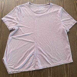 Athleta Light Pink Short Sleeve Tee size medium